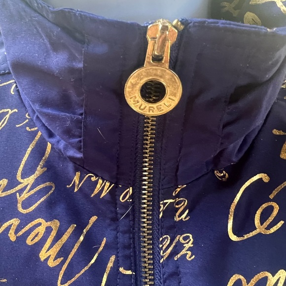 Vintage Mureli jump suite navy and gold jacket with pants - Picture 8 of 10